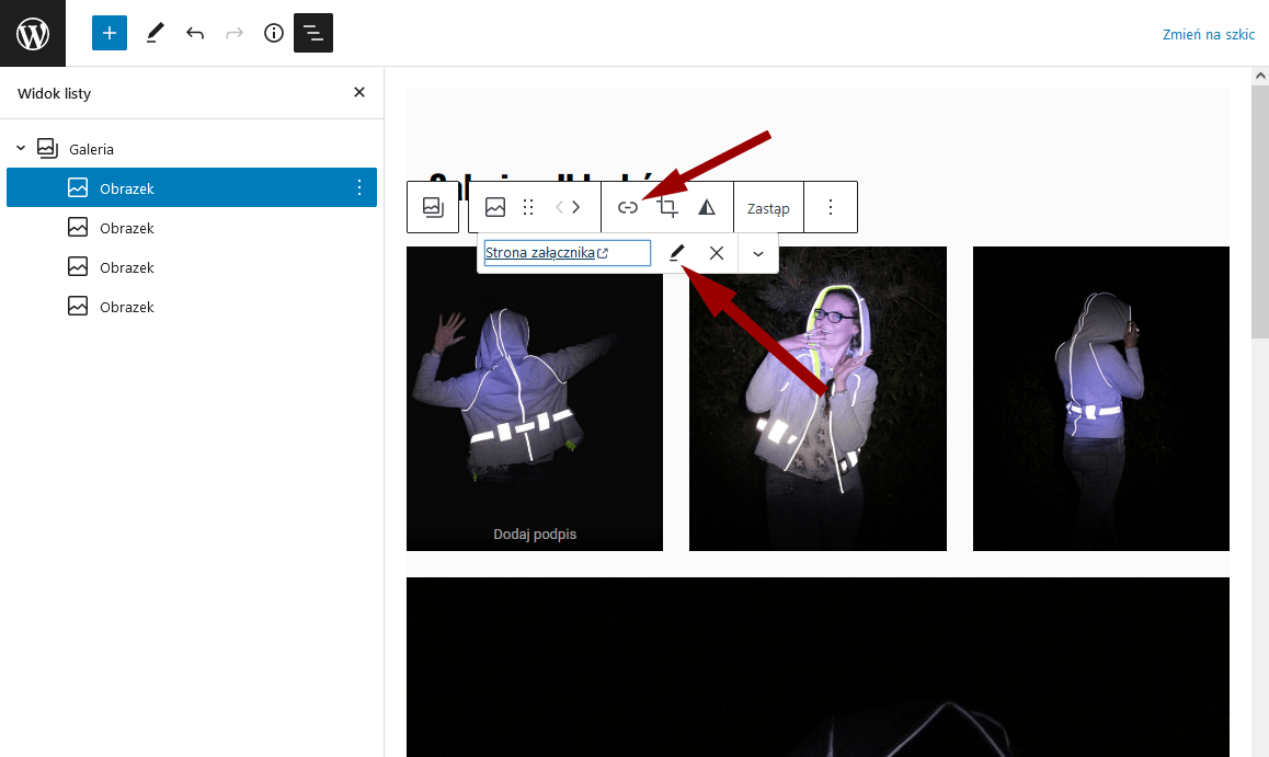 Tworzenie galerii zdjęć na WordPressie - prosta galeria w Gutenbergu i Lightbox - naprawianie problemów z lightboksem