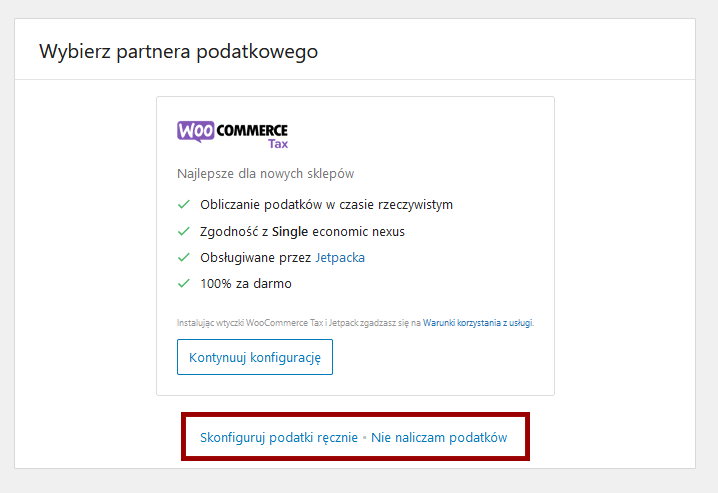 WooCommerce - sklep na WordPressie: konfiguracja stawek podatkowych ręcznie