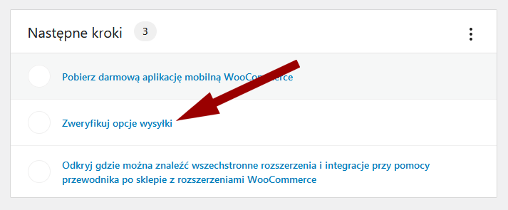 WooCommerce - sklep na WordPressie: ustawianie metod wysyłki